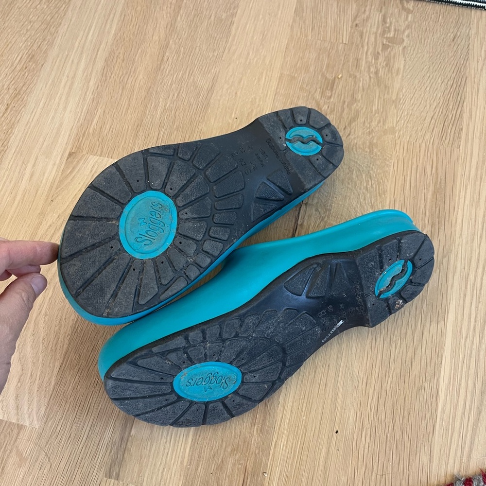 Sloggers turquoise Women's garden Mules & Clogs - Picture 2 of 6